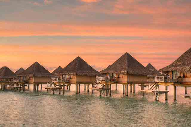 Sunset-at-Bora Bora