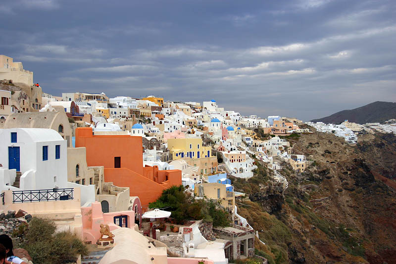 A Multi-color View Of Santorini