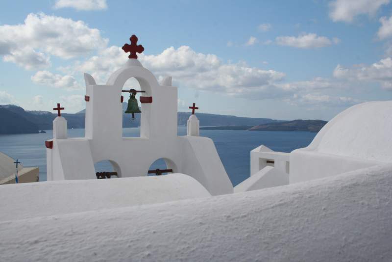 Trademark Architectural Beauty of Santorini 