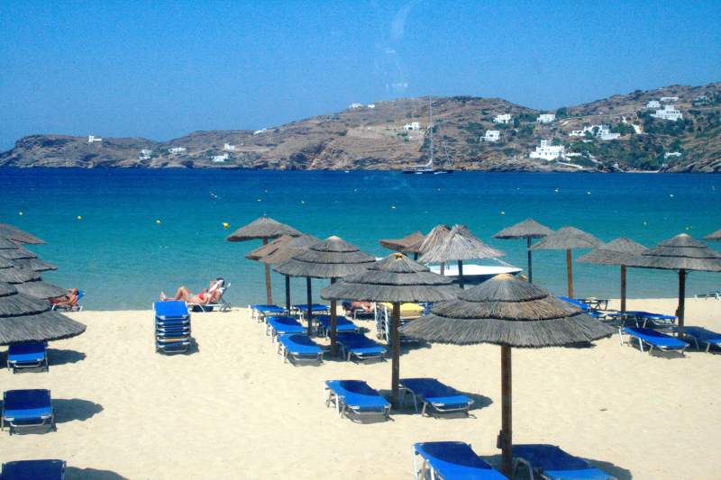One of the beautiful beaches in Santorini
