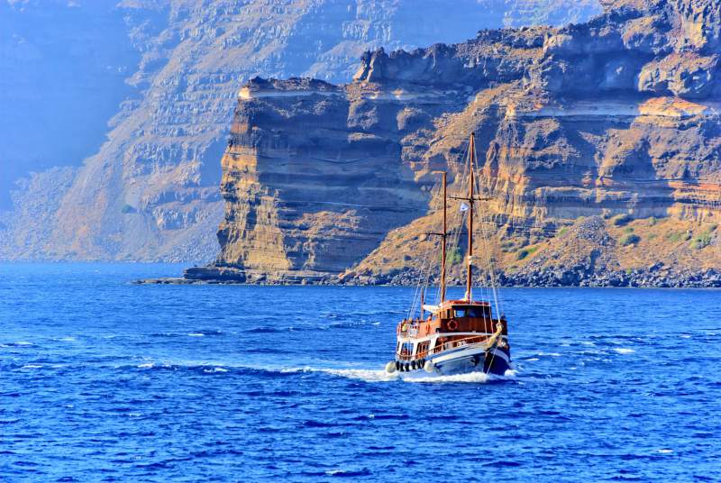 Nearby Hills of Santorini