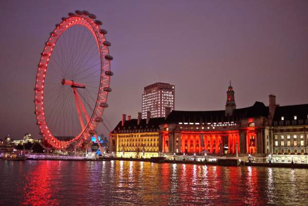 Colorful London Eye