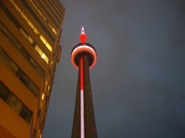 visiting CN Tower is one of the top things to do in Canada